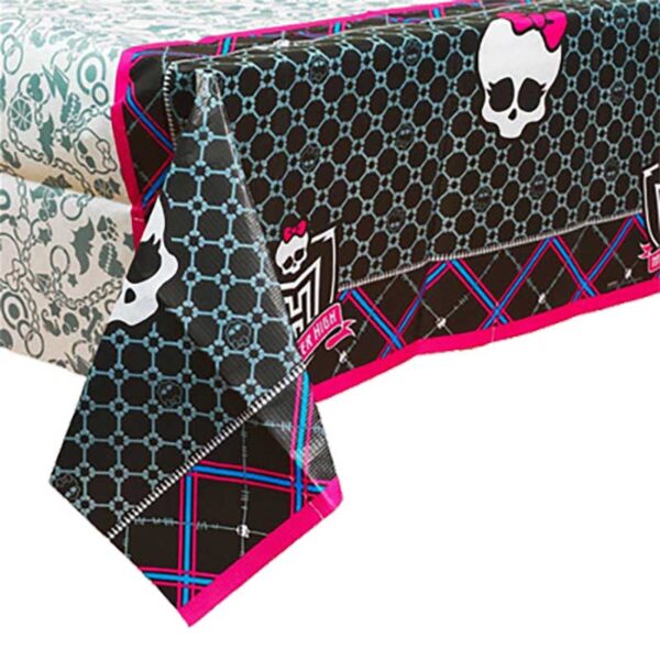 Monster High Licensed Birthday Party Tableware Pack for 8 Guests w Tablecover + Free Confetti - Image 4