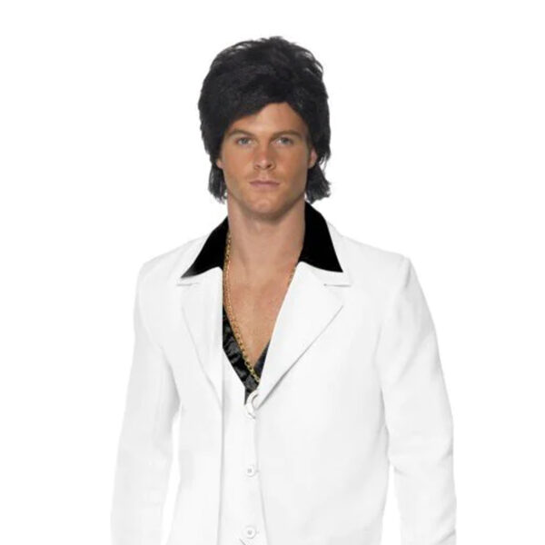1970s White Saturday Night Fever Suit Dance Men's Party Costume - Image 5