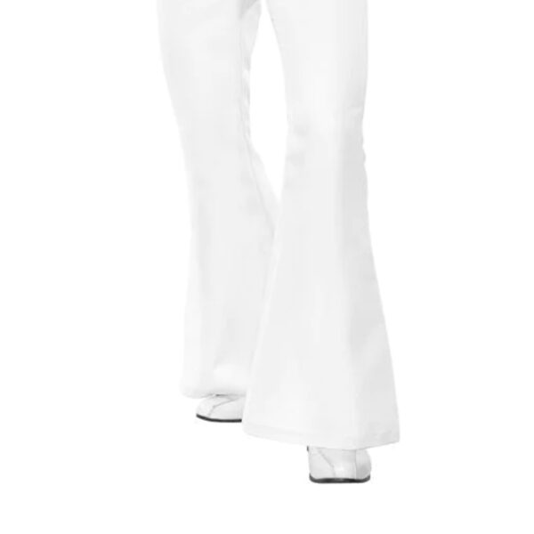 1970s White Saturday Night Fever Suit Dance Men's Party Costume - Image 4