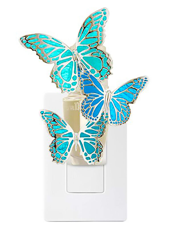 Wallflowers Home Fragrance Plug - Blue Butterflies Bath Body Works Refill Holder