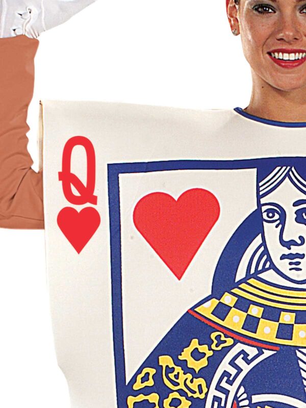 Queen Of Hearts Costume Women Adult Fancy Dress Alice in Wonderland Book Week - Image 2
