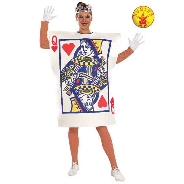 Queen Of Hearts Costume Women Adult Fancy Dress Alice in Wonderland Book Week