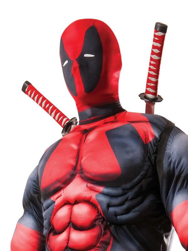 Dc Comics Marvel Deadpool Costume Muscle Chest - Mens Std/XL - Image 4
