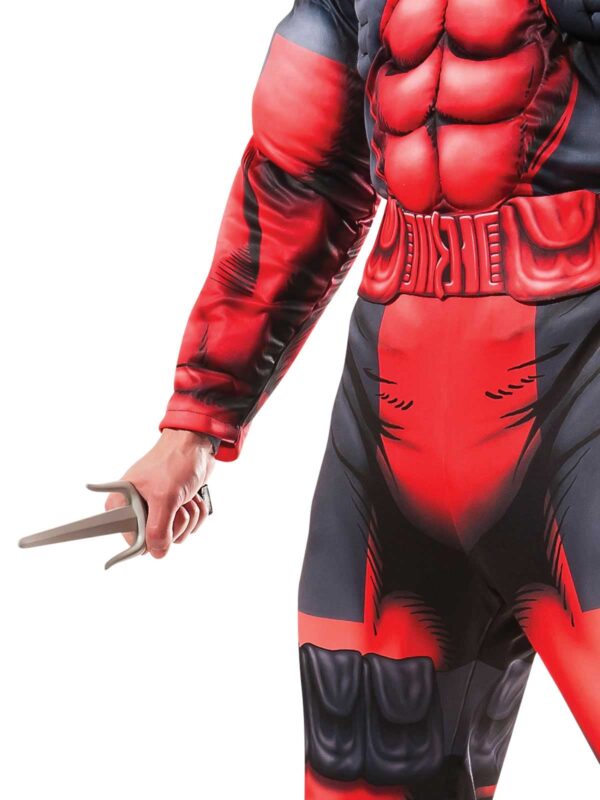 Dc Comics Marvel Deadpool Costume Muscle Chest - Mens Std/XL - Image 5