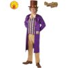WILLY WONKA DELUXE COSTUME  FOR MEN, ADULT, S: STD (MEDIUM) - Image 3
