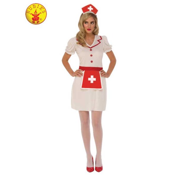 Classic Nurse Hospital Costume for Women Medical Assistant Uniform - S/M/L