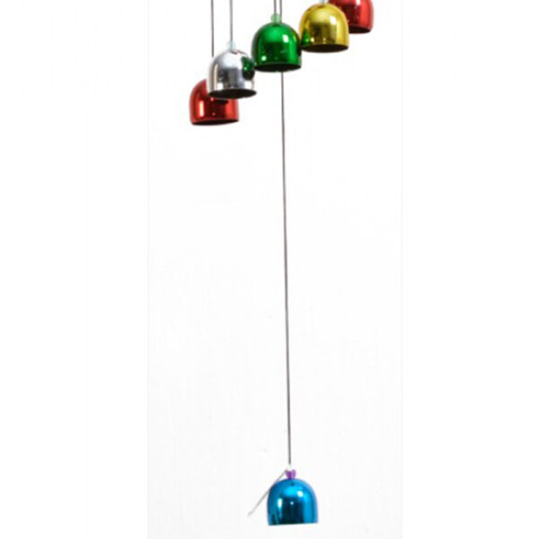 Colourful Bells Windchime - Home & Garden Hanging Decoration Gift - 60cm - Image 3