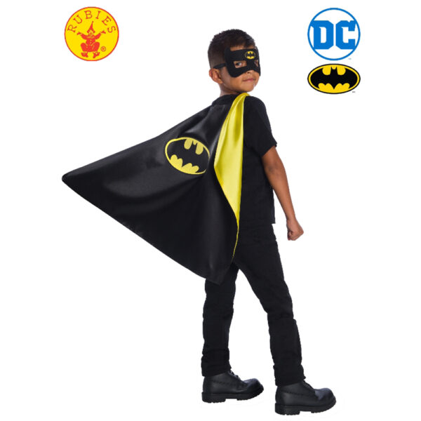 Dc Comics Boys Costume Child Cape Set - Batman