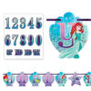 Disney Ariel Kinds Birthday Party Supplies - Jumbo Add an Age Banner - Image 3