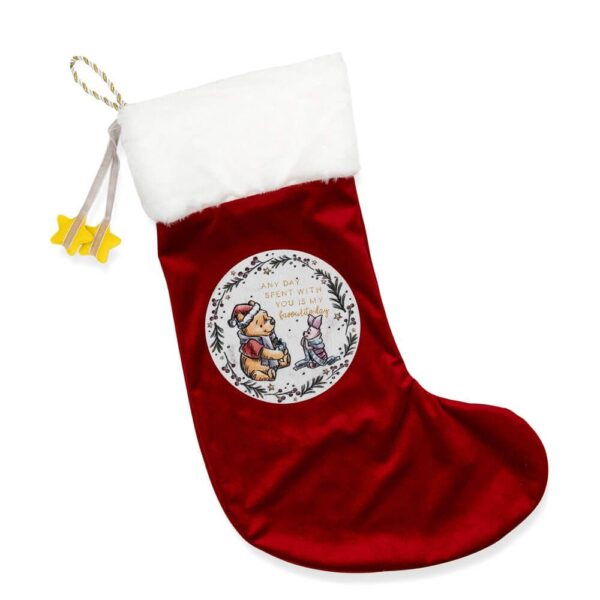 Disney Christmas: Winnie the Pooh Christmas - Stocking 'Favourite Day' - Height: 65 cm