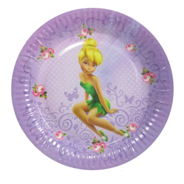 Disney Fairies Tinker Bell Birthday Party Supplies - Kids Tableware set 70pcs - Image 5