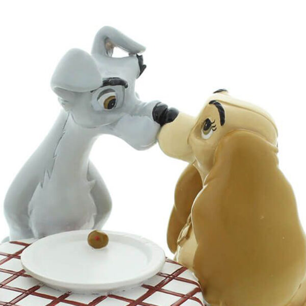 Disney Gifts: Figurine Lady & the Tramp Picnic Table 'Love' - Height: 10.5 cm - Image 2