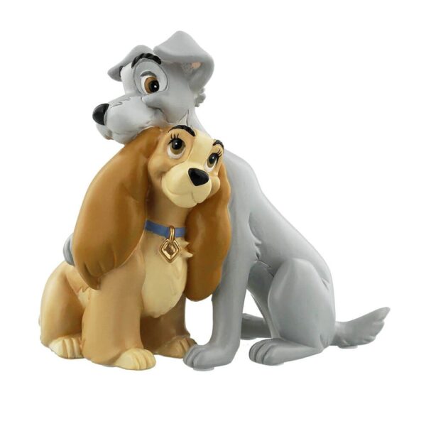 Disney Gifts Collectible Handpainted Figurine: Lady & the Tramp 'You & Me' - 10cm