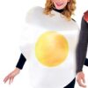 Mens Ladies Bacon & Egg Breakfast Food Couple Funny Fancy Dress Adults Costume - Image 3