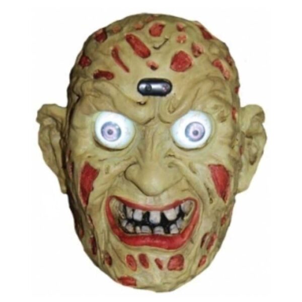 Halloween Horror Rotton Skull Freddie Cougan Flashing Lights and Sound - Image 2