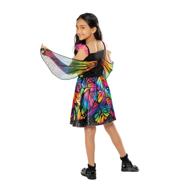 Girls Butterfly Costume Child - Size: 3-4 Yrs, 5-6 Yrs - Image 2