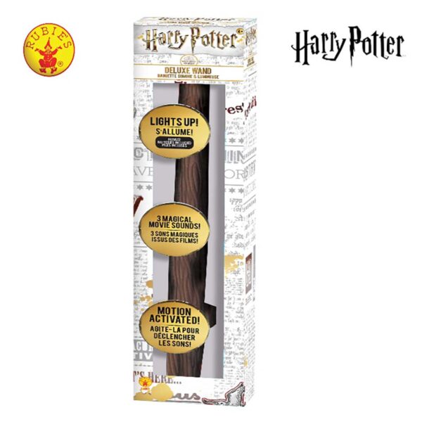 HARRY POTTER LIGHT UP WAND COSTUME ACCESSORY - LICENSED