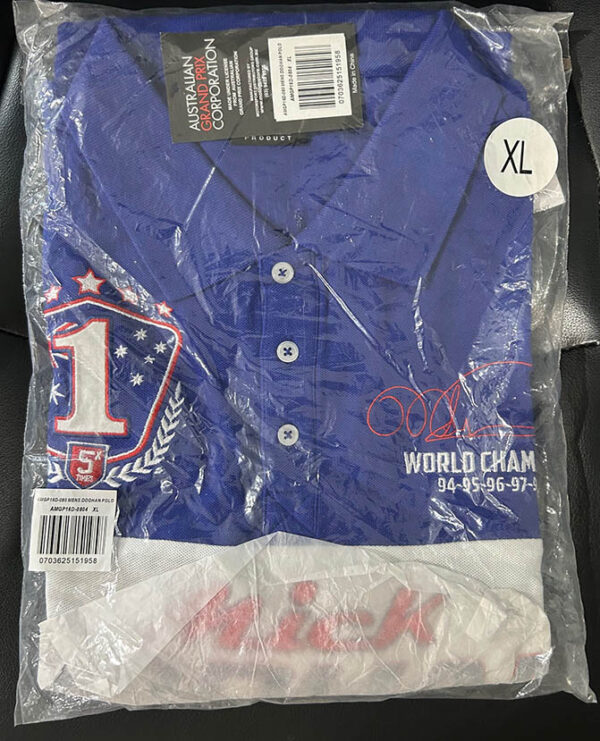 MICK DOOHAN “5 Times World Champion” edition polo - XL - Image 7