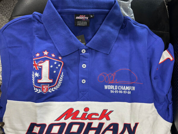 MICK DOOHAN “5 Times World Champion” edition polo - XL - Image 4