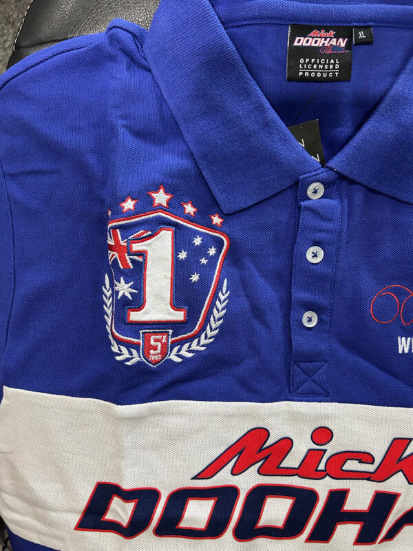 MICK DOOHAN “5 Times World Champion” edition polo - XL - Image 5