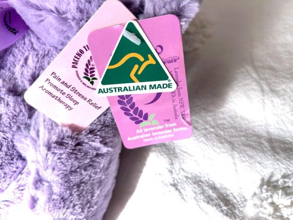 Lavender Heat Pack Teddy Bear Scent Plush Winter Aromatherapy Gift Women Au-made - Image 5