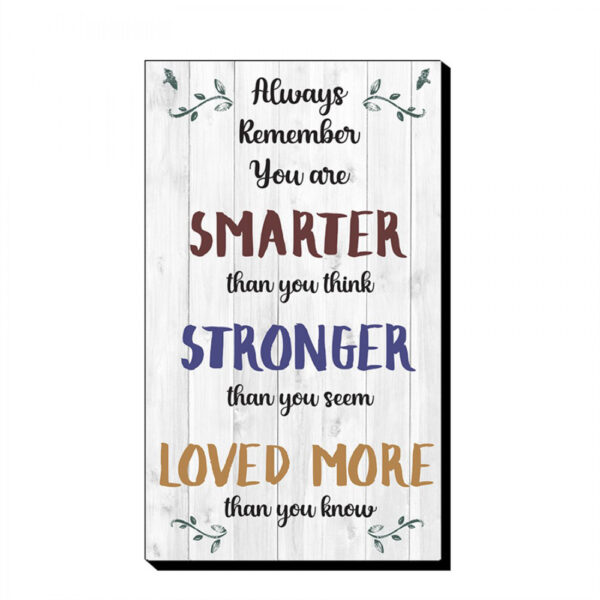 Inspiration Wall Sign, Wooden Home Decoration Plaque Gift - 40cm