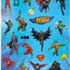 LICENSED JUSTICE LEAGUE STICKERS (84c) BOYS SUPER HERO BIRTHDAY PARTY FAVOUR LOOT - Image 2