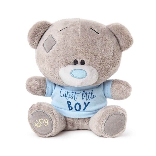 Me to You: Tiny Tatty Teddy 'Cutest Little Boy' Plush Toy Gift - 15 cm