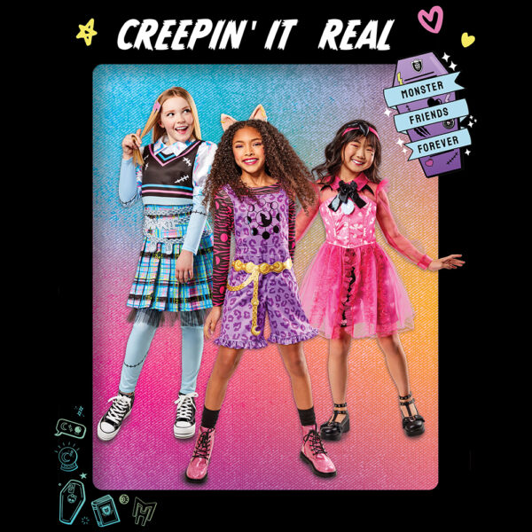 Monster High: Clawdeen Wolf Girl's Costume Wig - Image 4