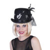 New Orleans Jazz Hat - Women's Costume Accessory - Black