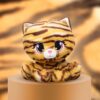 P.lushes Pets Secret Garden: Rebecca O'roar Plush Toy Tiger Cat - 16 cm - Image 5