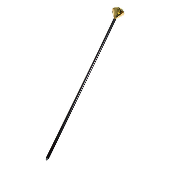 Pimp Cane With Gold Diamond Top  Men's Costume Accessory - 100cm - Image 2