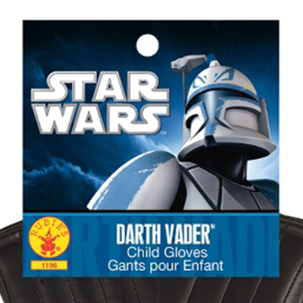Star Wars: Darth Vader Gloves - Boy's Halloween Costume Accessory - Image 3