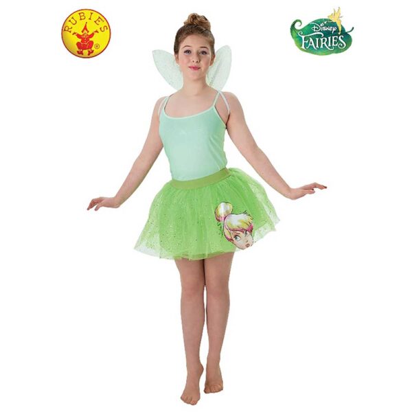 TINKER BELL TWEEN TUTU & WINGS DISNEY FAIRY COSTUME SET S: S