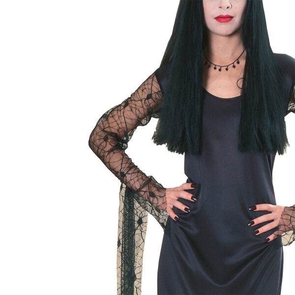 The Addams Family: Morticia Addams Women's Halloween Costume - Size M - Image 3