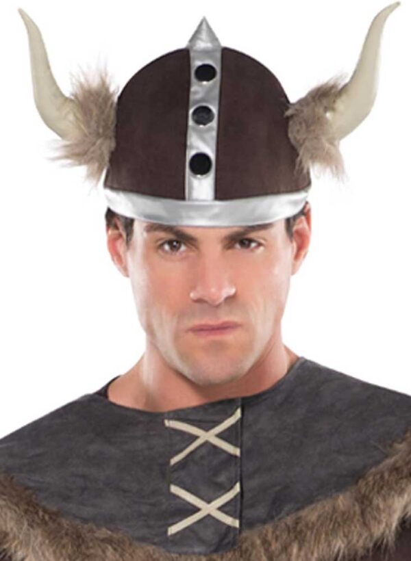 COSTUME VIKING WARRIOR DELUXE BARBARIAN FANCY DRESS MENS SIZE M-L - Image 3