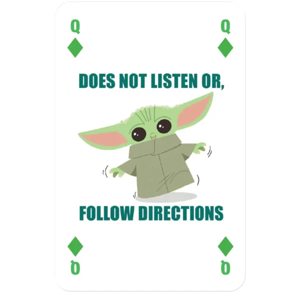 Waddingtons Playing Cards Pack - Star Wars The Mandalorian - Image 3