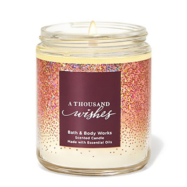 Bath Body Works Single Wick Candle 198gm A Thousand Wishes