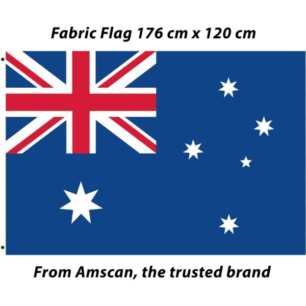 Australia Day National Aussie Flag - Large Fabric 120 x 176 cm