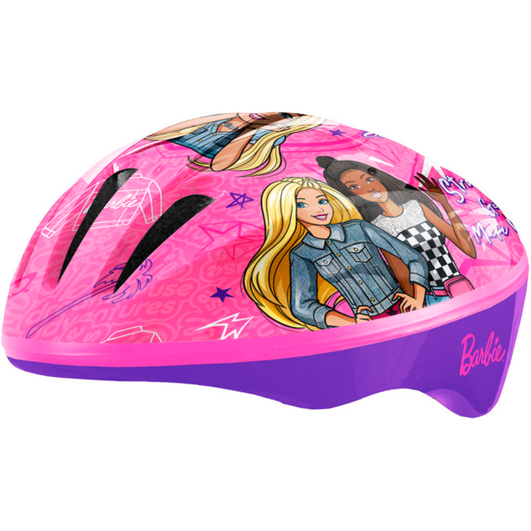 Barbie Profile Kids Bicycle Helmet Licensed Mattel