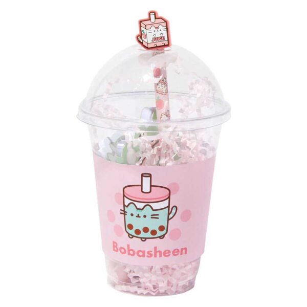 Pusheen Sips BOBASHEEN Stationery Set In Cup - Image 3