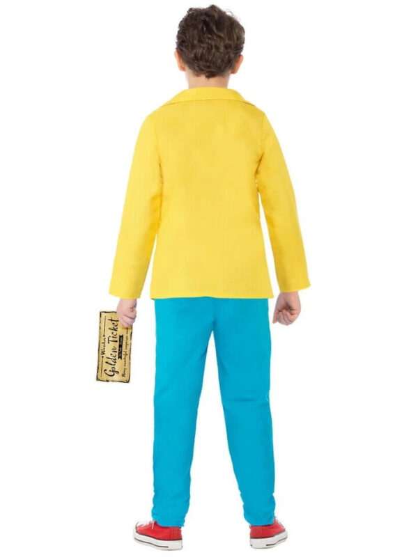 Child Roald Dahl Charlie Bucket Boys Costume S: S-M-L - Image 3