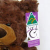 Curly Plush Aromatherapy 10" Lavender Heat Bear - Chocolate Brown Australian Made - Image 2