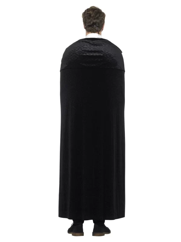 Deluxe Phantom Of the Opera Men's Halloween Costume Adult - Black & Gold S: Large - Image 3