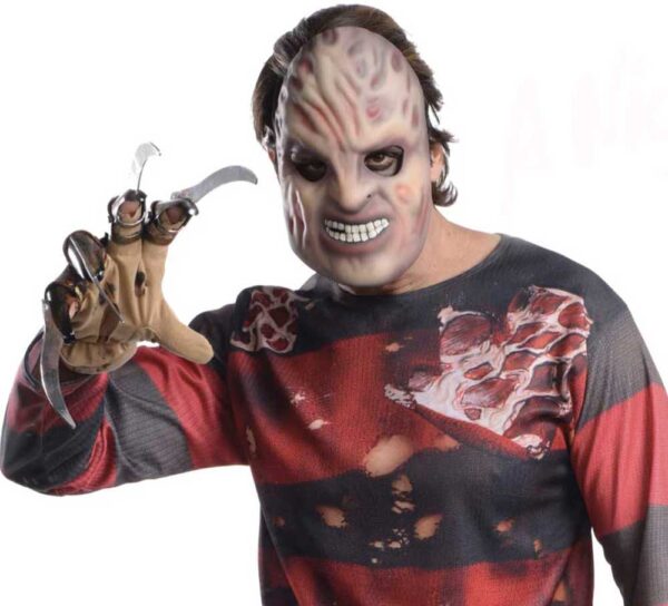 Freddy Kreuger Costume Kit (3 pcs) Halloween Nightmare on Elm Street, Adult - Image 2