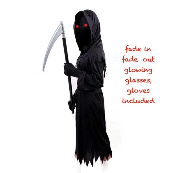 Glowing Phantom Halloween Costume Child Medium/Large - Image 3