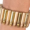 Punk/Rapper/Gangster Bracelet with Gold Bullets  - Adult Costume Acessory - Image 2