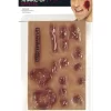Gory Wounds Skin Coloured 12 Assorted Pieces Halloween Make-up Effects - Men