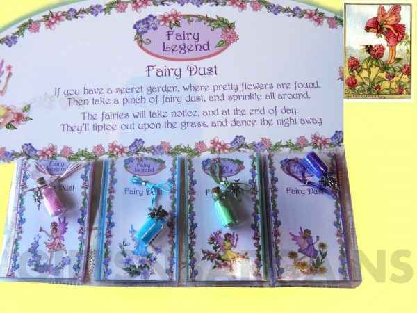 3 x FAIRY PIXIE DUST NECKLACE BOTTLES CHARMS GIRLS PARTY FAVOURS GIFT TINKERBELL - Image 3