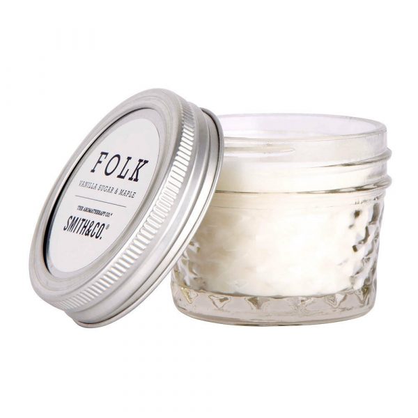 Christmas Gift The Aromatherapy Co Scented Folk Candle Vanilla Sugar Maple 100g - Image 3